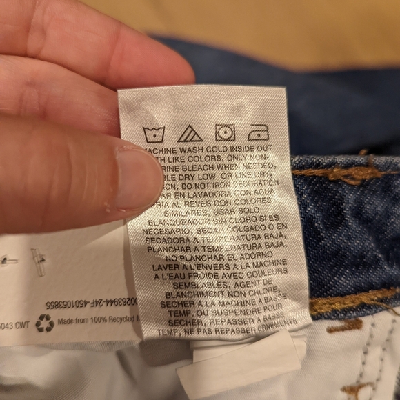 Women's Blue Denim Skirt - Picture 4 of 7